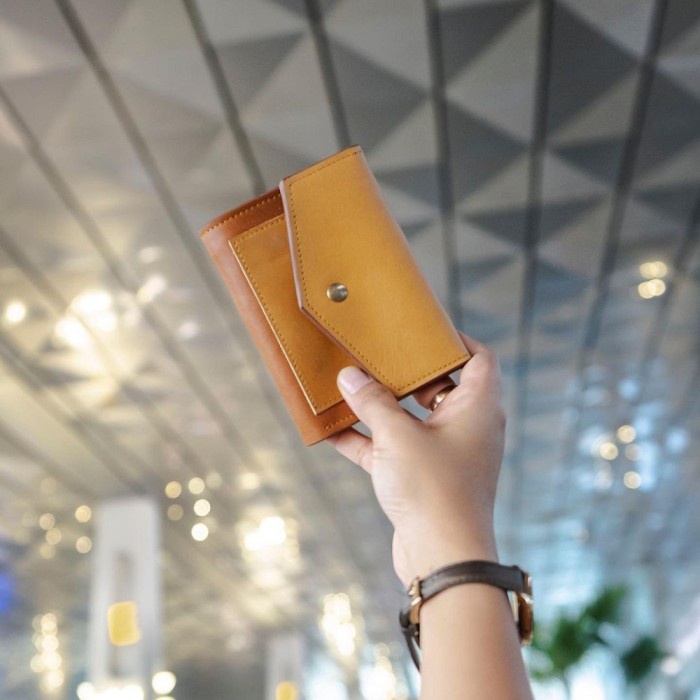 Dompet Wanita Kulit Asli/Dompet Wanita Lipat Kulit - Minara Wallet 100% ORIGINAL
