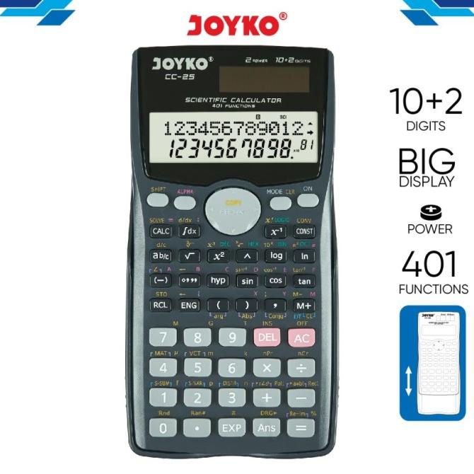 

Calculator / Kalkulator Joyko CC-25 / Scientific / 401 Functions