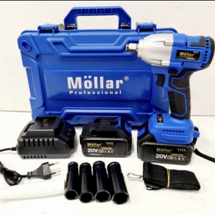 Promo Mollar Ciw20350 Cordless Impact Wrench 20V Mesin Buka Baut Ciw 20350