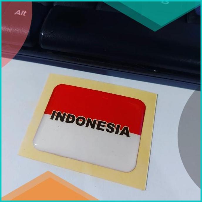 

Sticker Resin Timbul Merah Putih INDONESIA Stiker Lentur 3D Indonesia