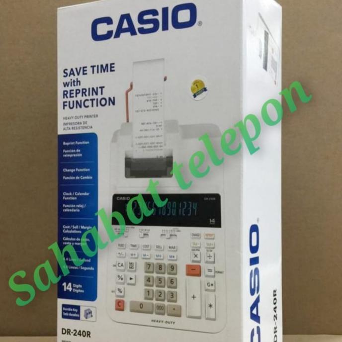 

Kalkulator CASIO DR-240R-WE-E