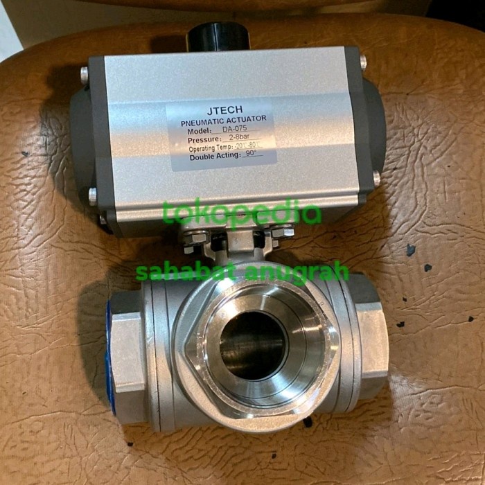 ✅Sale Ball 3Way Stainless Actuator 1/2 Inch Terbaru
