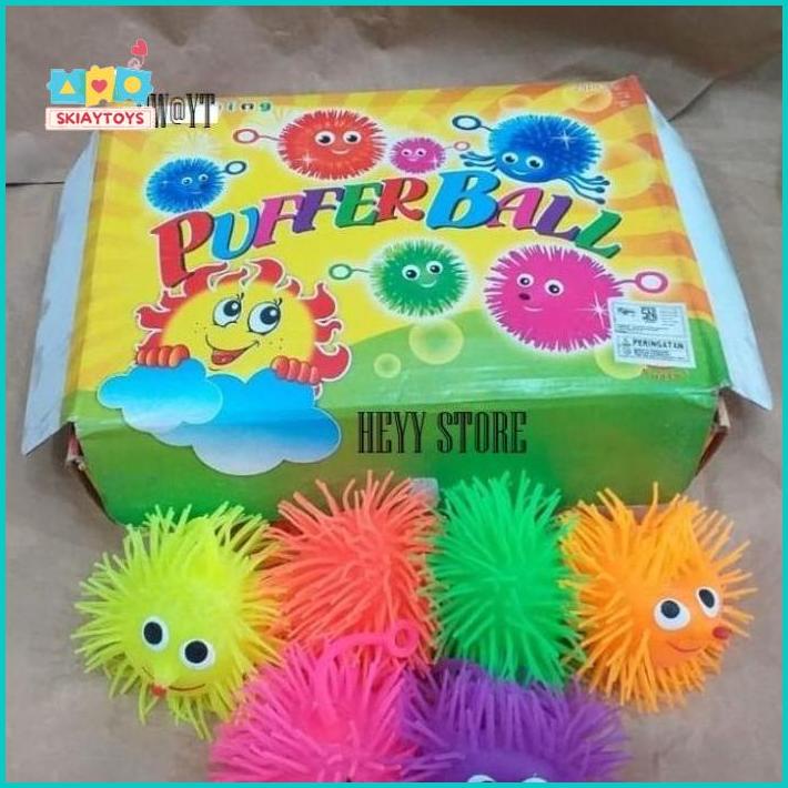 Skiatoys MAINAN YOYO UBUR UBUR MAINAN PUFFER BALL UBUR UBUR MAINAN EDUKASI ANAK