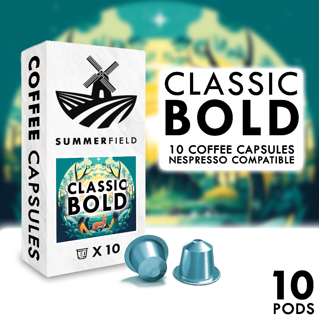 Summerfield Authentic Bold Kopi Kapsul Nespresso Compatible Coffee Capsule 10 Pods