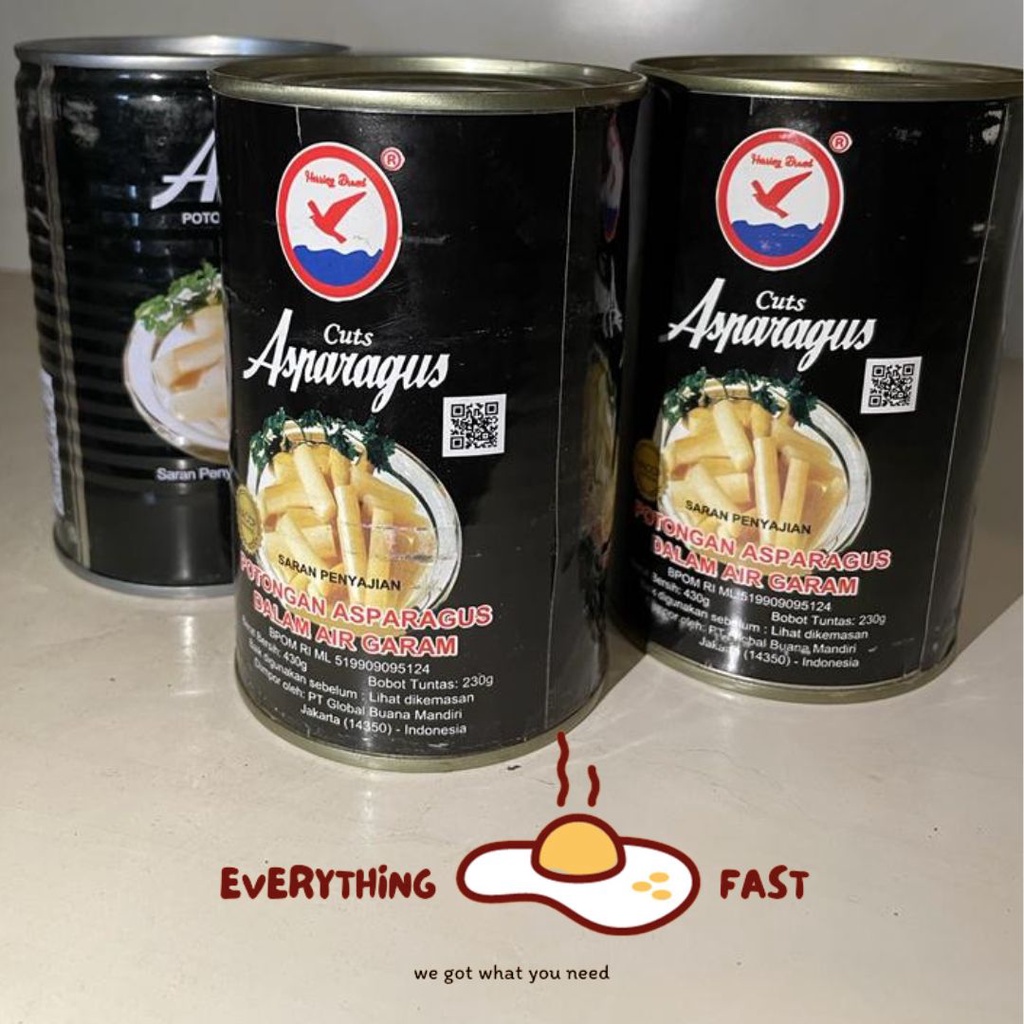 CUCI GUDANG - ASPARAGUS KALENG 430g