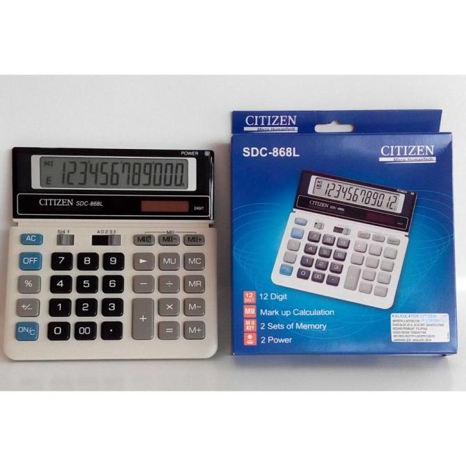 

Kalkulator Citizen CT868L