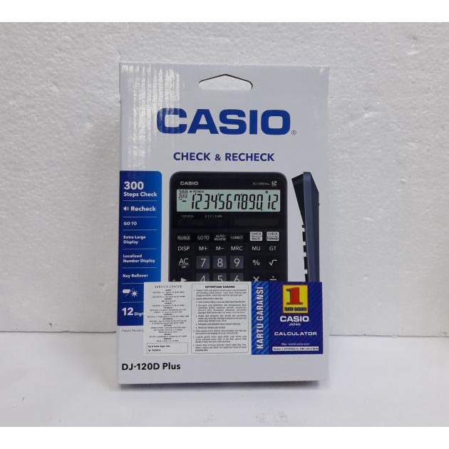 

CASIO CALCULATOR DJ-120 D