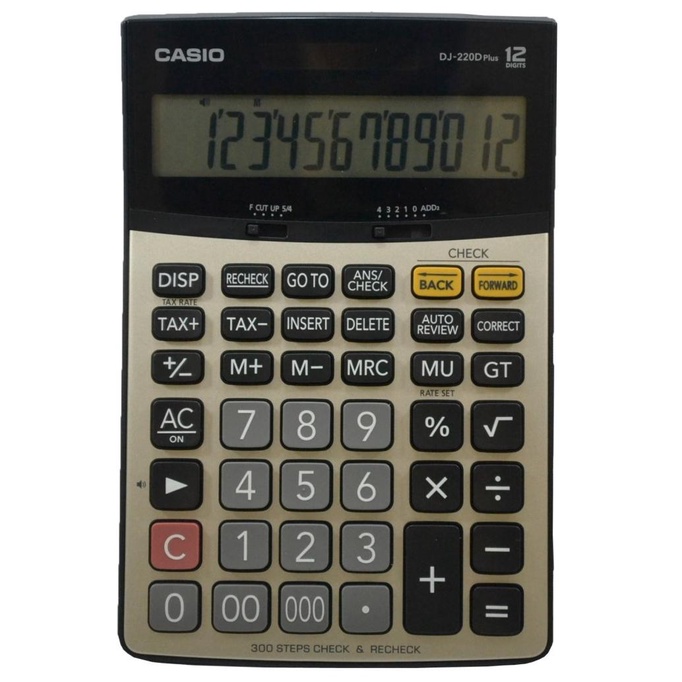 

Kalkulator Casio DJ-220D Plus Calculator 12 Digit Original