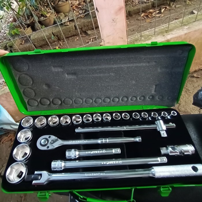 ✅New Kunci Sok Tekiro 24 Pcs Box Besi/Kunci Shock Tekiro 24 Pcs 6 Pt Besi Terbatas