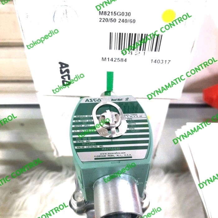 ✅Baru Asco 8215G030 3/4 Solenoid Valve 3/4 Asco M8215030 For Gas 8215 Terbaru