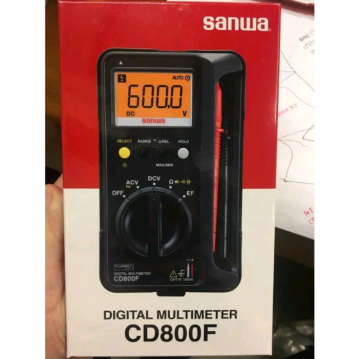 [Original] Sanwa Cd800F True Rms Multimeter Multitester Avometer Cd-800F Cd 800F Terbatas