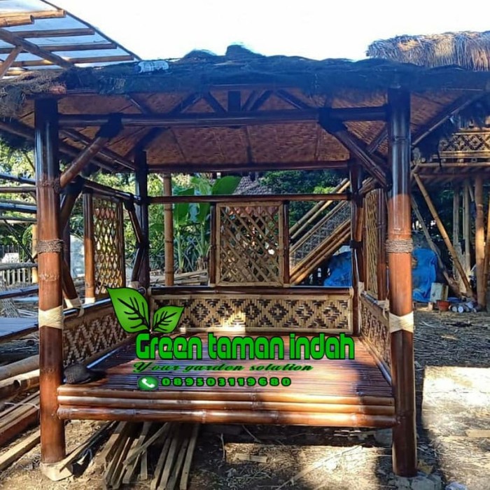 [Original] Bambu Hitam/Gazebo Bambu Limited