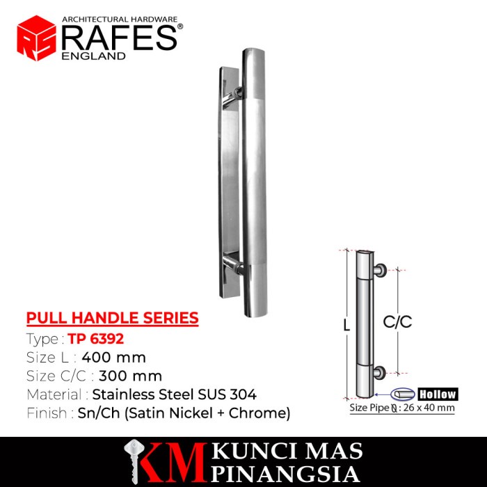 [Ori] Tarikan Pintu / Pull Handle / 6392 / Rafes Original Terbatas