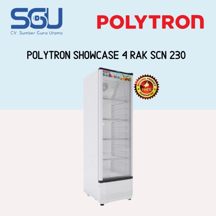 [New] Polytron Showcase Scn230 / Scn 230L / Show Case Scn 230 Berkualitas