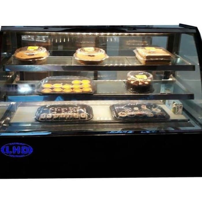 [New] Lhd Curve Glass Cake Showcase Typea1 1200 Diskon