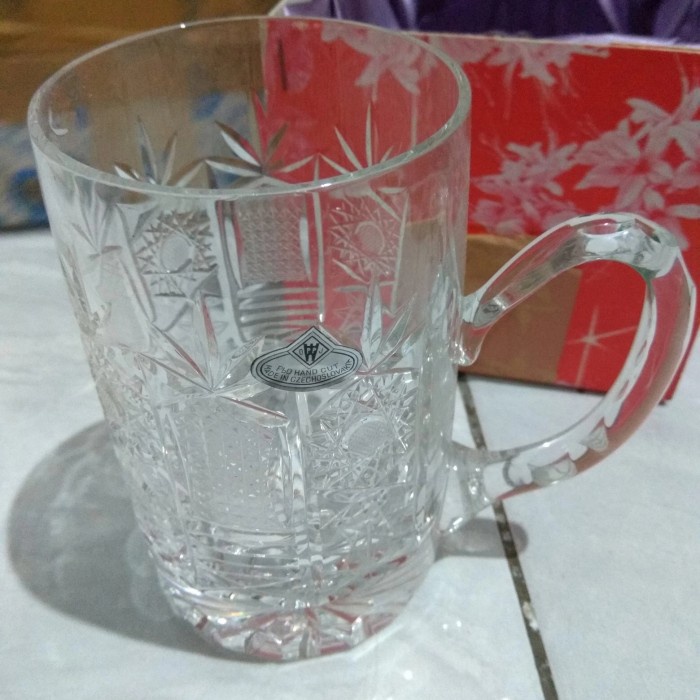 [New] Crystal Kristal Gelas Czech 12 Terbatas