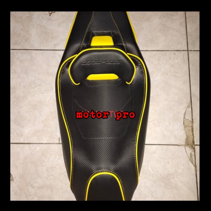 [New Ori] Jok Modif Yamaha Aerox 155 Kulit Karbon Terbatas