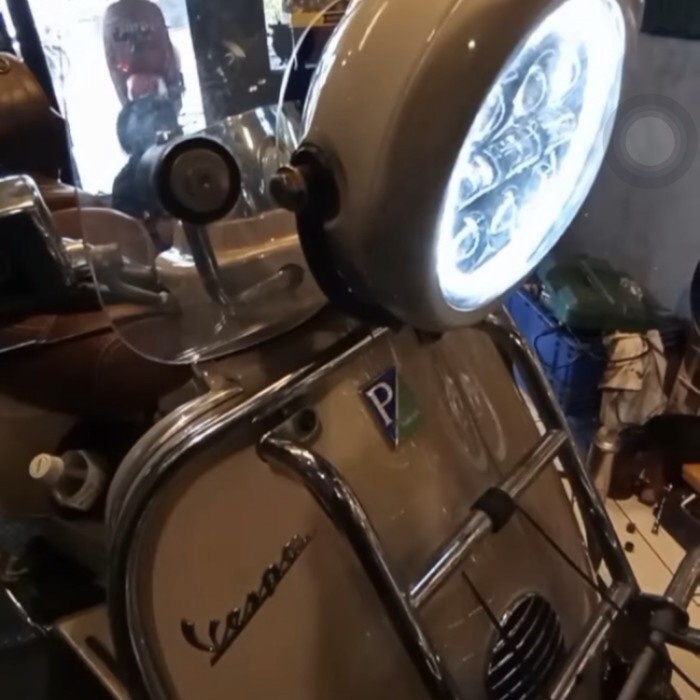 [Baru] Headlamp Daymaker Original Vespa Lxv Terbatas