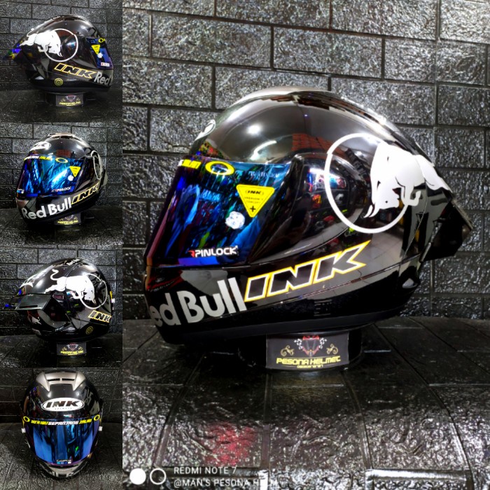 [New Ori] Helm Ink Cl Max Stiker Red Bull Paket Ganteng Diskon