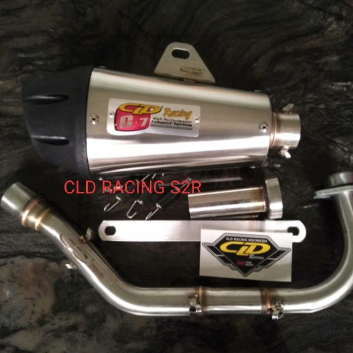 ✨Termurah Knalpot Cld Racing Mio Nouvo Type C7 Doff Inlet 38Mm Original Limited