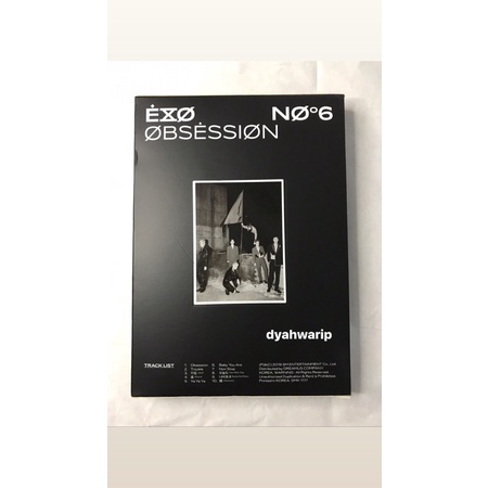 ALBUM EXO OBSESSION - OBSESSION VERSION || UNSEALED FULLSET
