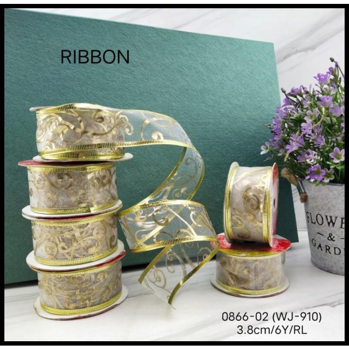 

BEST DEAL PITA NATAL ROLL RIBBON CHRISTMAS AKSESORIS NATAL 0866-02 (WJ-910) !!!