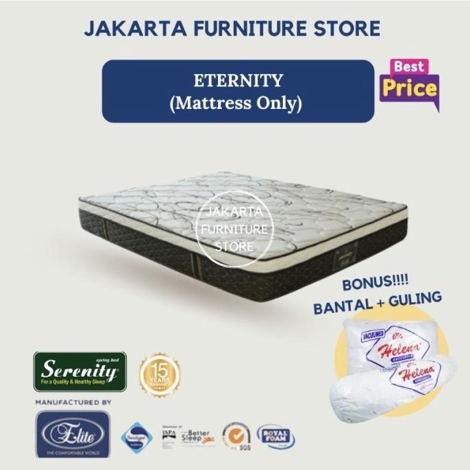 Promo Springbed Elite Serenity Eternity Uk.160x200 (Mattress Only)