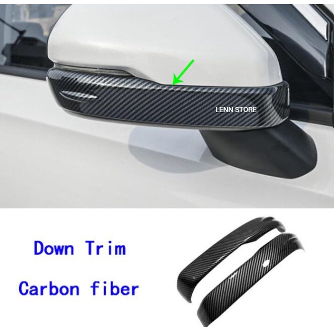 Cover Aksesoris Panel Lis Spion Carbon Fiber Honda HRV 2022 2023 star