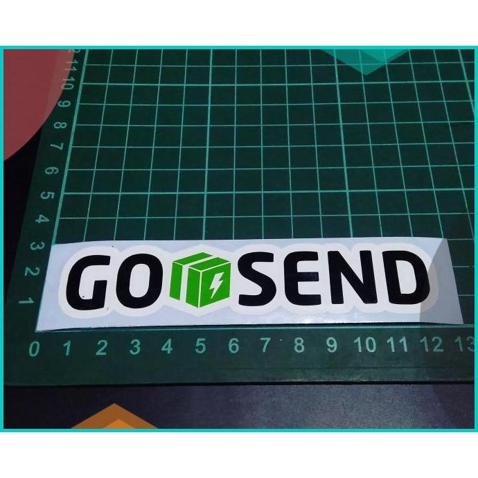 

Cutting Sticker logo Gosend 13cm 20JVLZ3 perkakas perkakas