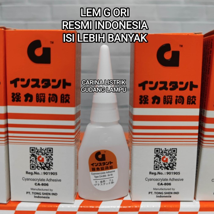 

Terbaru Paket 50Pc Lem Tetes G / Lem G Korea 1 Box Isi 50 Pcs Promo Terlaris