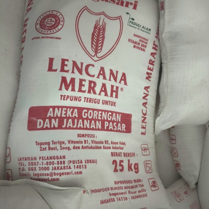 Harga terigu lencana merah 25kg 1karung