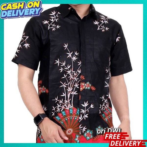 Seragam Batik Kemejs Lamaran Tebal Motif Terbaru Batok Bapak Bapak Barik Remaja Pria New Batik Casua