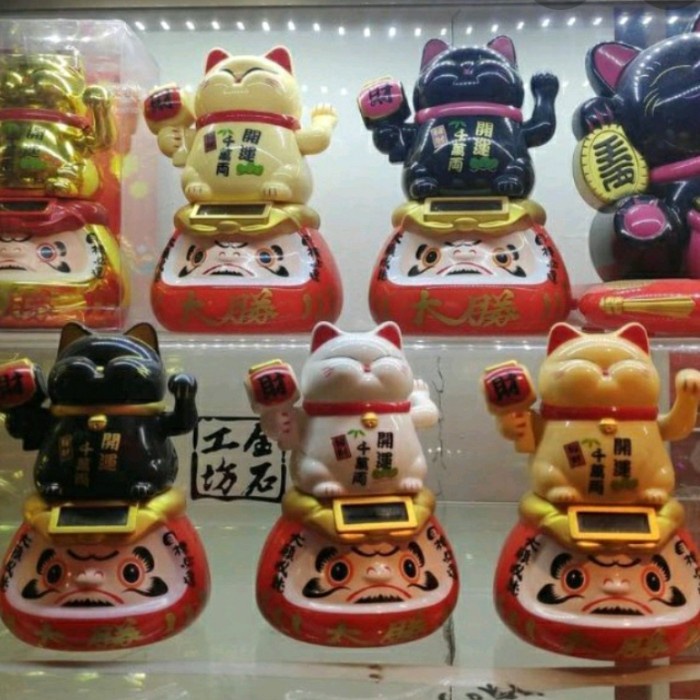 

Promo Kucing Solar Daruma Besar/Lucky Cat Jepang Besar