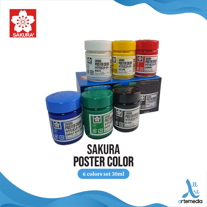 

Promo Cat Poster Sakura 6X30Ml Poster Color Set