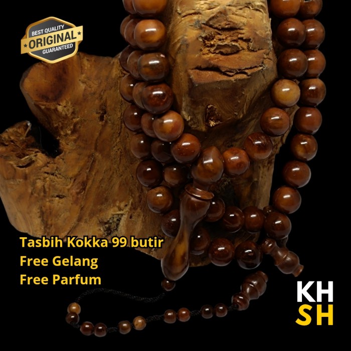 Tasbih kokka kaukah original kualitas premium Tasbih Khasanah Kauka