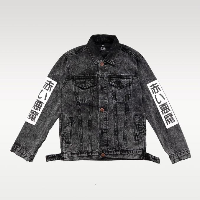 fif PAPAGO - JAKET JEANS - JAKET DENIM PRIA - ONI EVIL