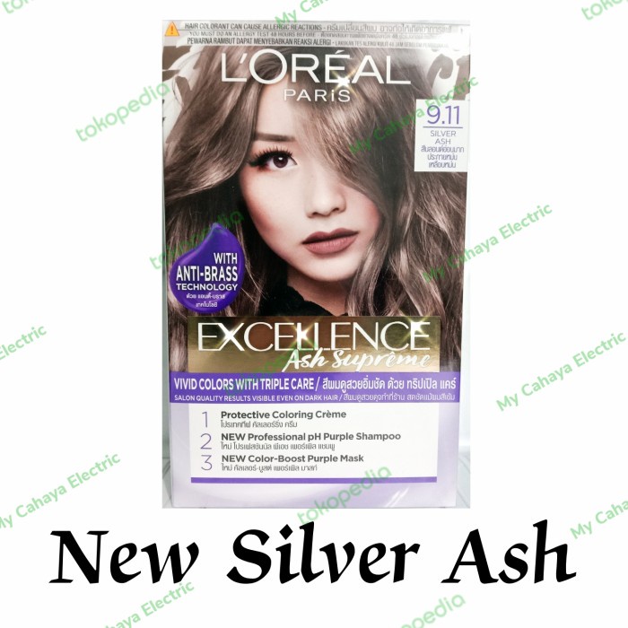 Promo L'Oreal Paris Excellence Fashion Hair Color - 9.11 Silver Ash