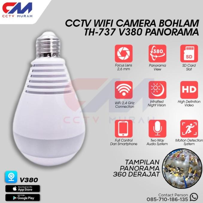 Kamera Cctv Wifi Bohlam Ip Camera Thunderin Star Seller
