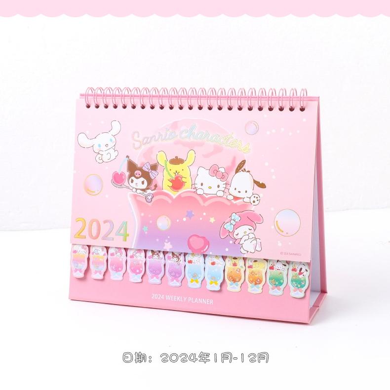 

Original KALENDER LICENSE SANRIO KALENDER 2024 SANRIO KALENDER MEJA SANRIO UK 17X21 CM Promo Termurah