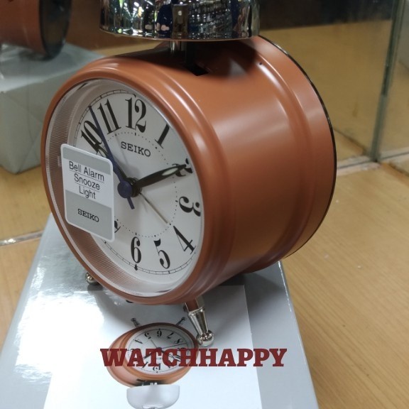 Promo Watchhappy Jam Weker Alarm Funny Bells Qhk055B Seiko Original Qhk055