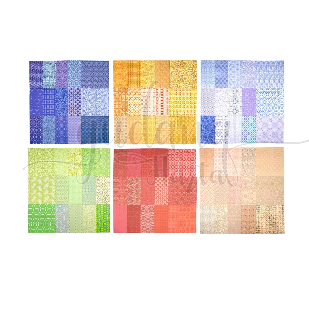 

Bahan Scrapbook Pattern Paper Journal Motif Kotak Kotak GH 322002