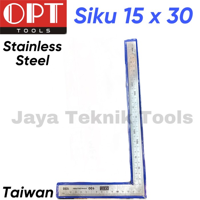 

Promo Siku Stainless Steel 15 X 30 Opt Taiwan Besi Penggaris Mistar