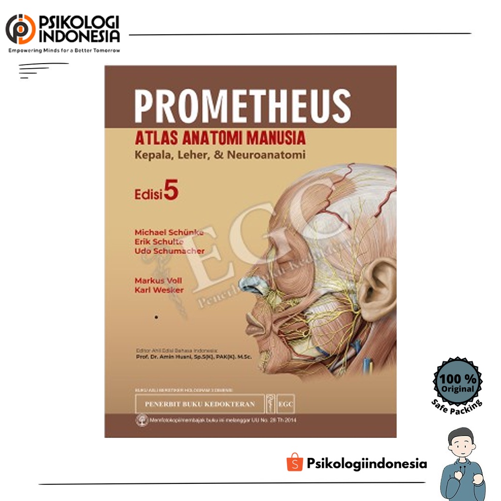 Prometheus Atlas Anatomi Manusia : Kepala, Leher & Neuroanatomi, Ed. 5