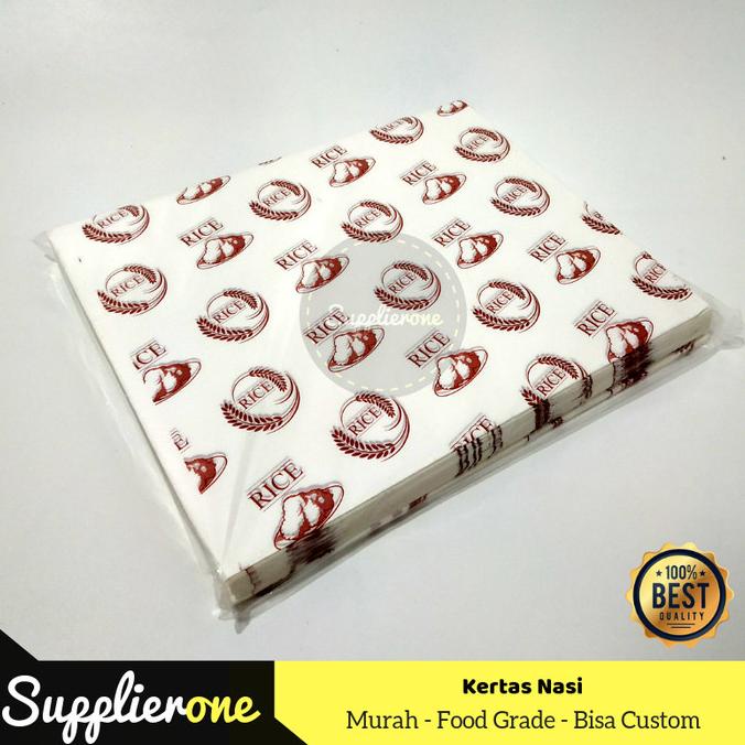 

Kertas nasi, Wrapping Paper, Bungkus Nasi, Wadah Nasi, Kemasan Nasi