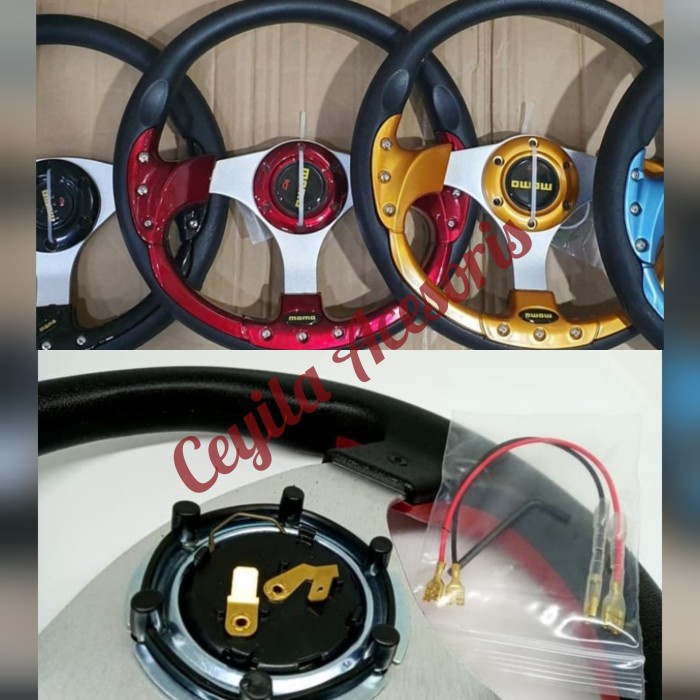 ✅Termurah Stir Racing Momo 14 Inch Mobil Innova /Old/Grand Terbatas