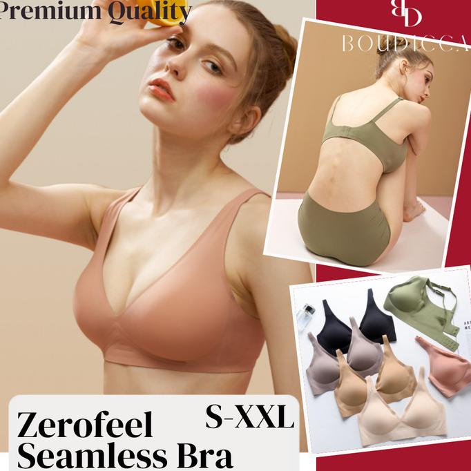 AIRY Seamless Bra Tanpa Kawat / Zero Feel Premium Kait Belakang / Bra