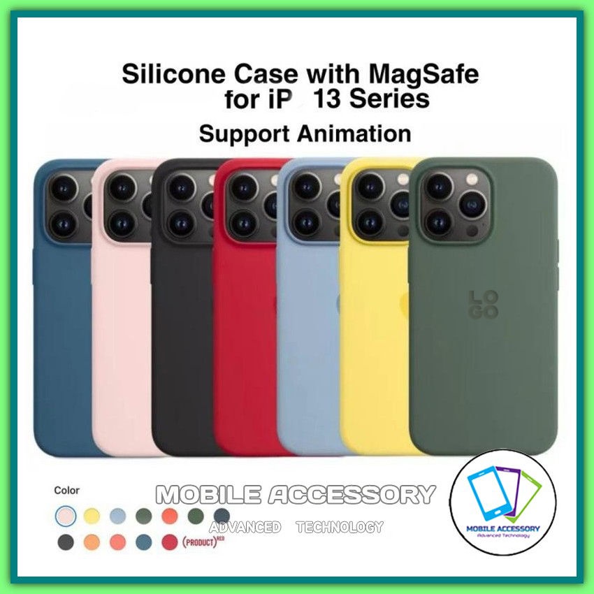 Softcase Silicone Ipone 13 Pro 13Pro Soft Case With Magsafe Cover Casing Hp Murah