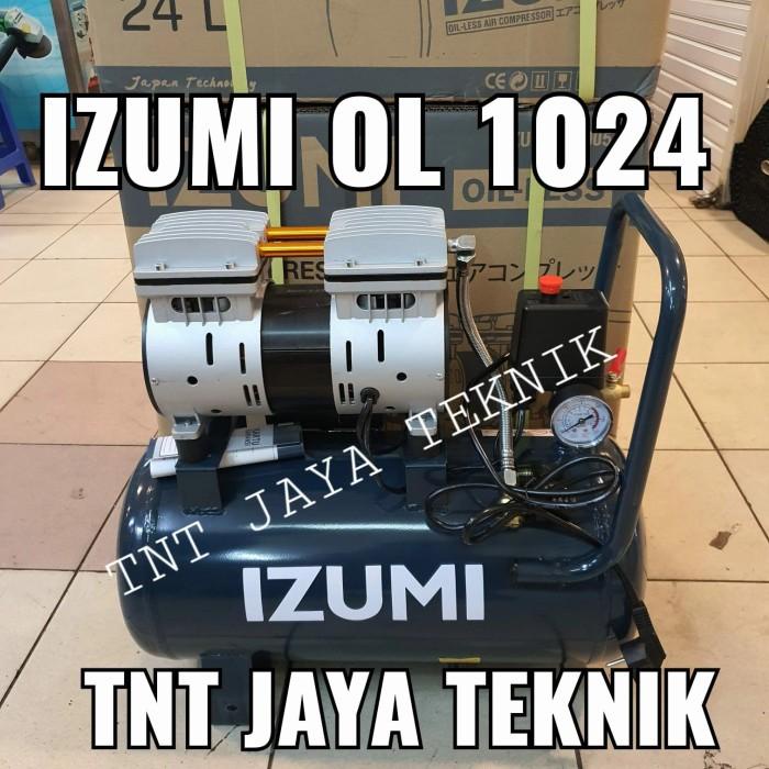 Izumi 24 Liter Ol 10-24 Kompresor Oilless Izumi 1Hp 24Liter Ol 1024