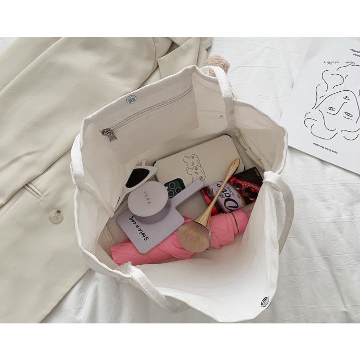 Lilac Bag P2851 1Kg Muat 4Pcs Tas Tote Bag Free Gantungan Fashion Aesthetic Piknik Style El 5816