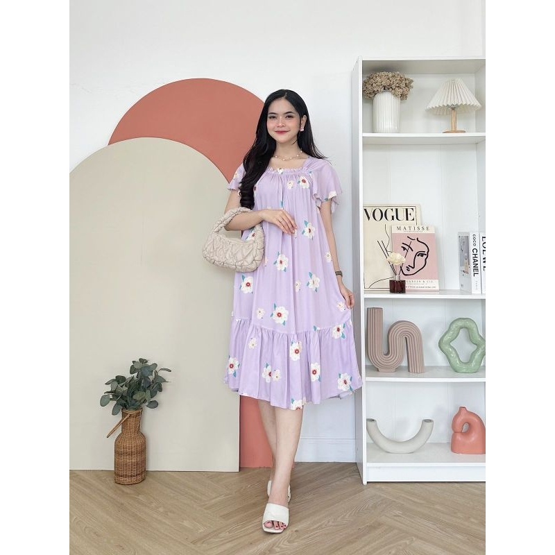 [LIMITED] BEST PRODUCT KATTY DRESS/DRESS RUFFLE/DASTER HD ID/DRESS BY HD ID/DASTER PENDEK/DASTER